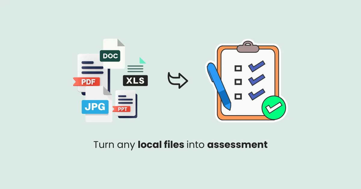 How to Create Assessment Questions from Files and Images Using AI 