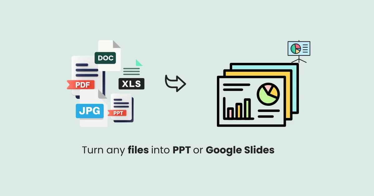 How to AI-Generate Presentations from Documents or Image Files